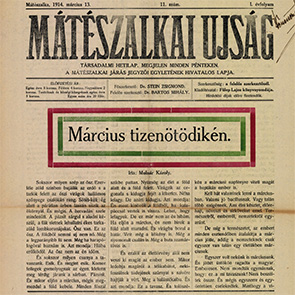 MateszalkaiUjsag 1914L